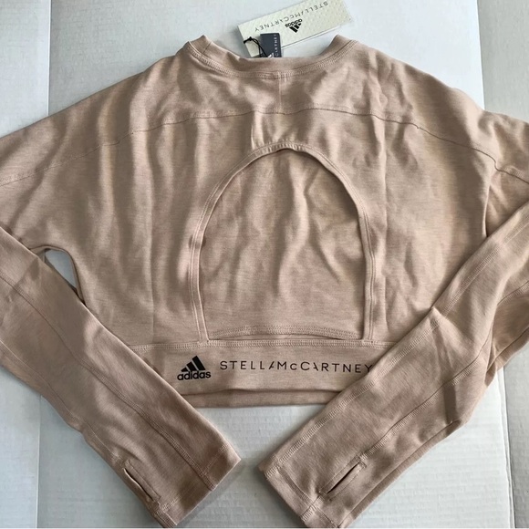 Adidas TrueStrength Cropped Long SleeveShirt Sz L NWT - Picture 6 of 8